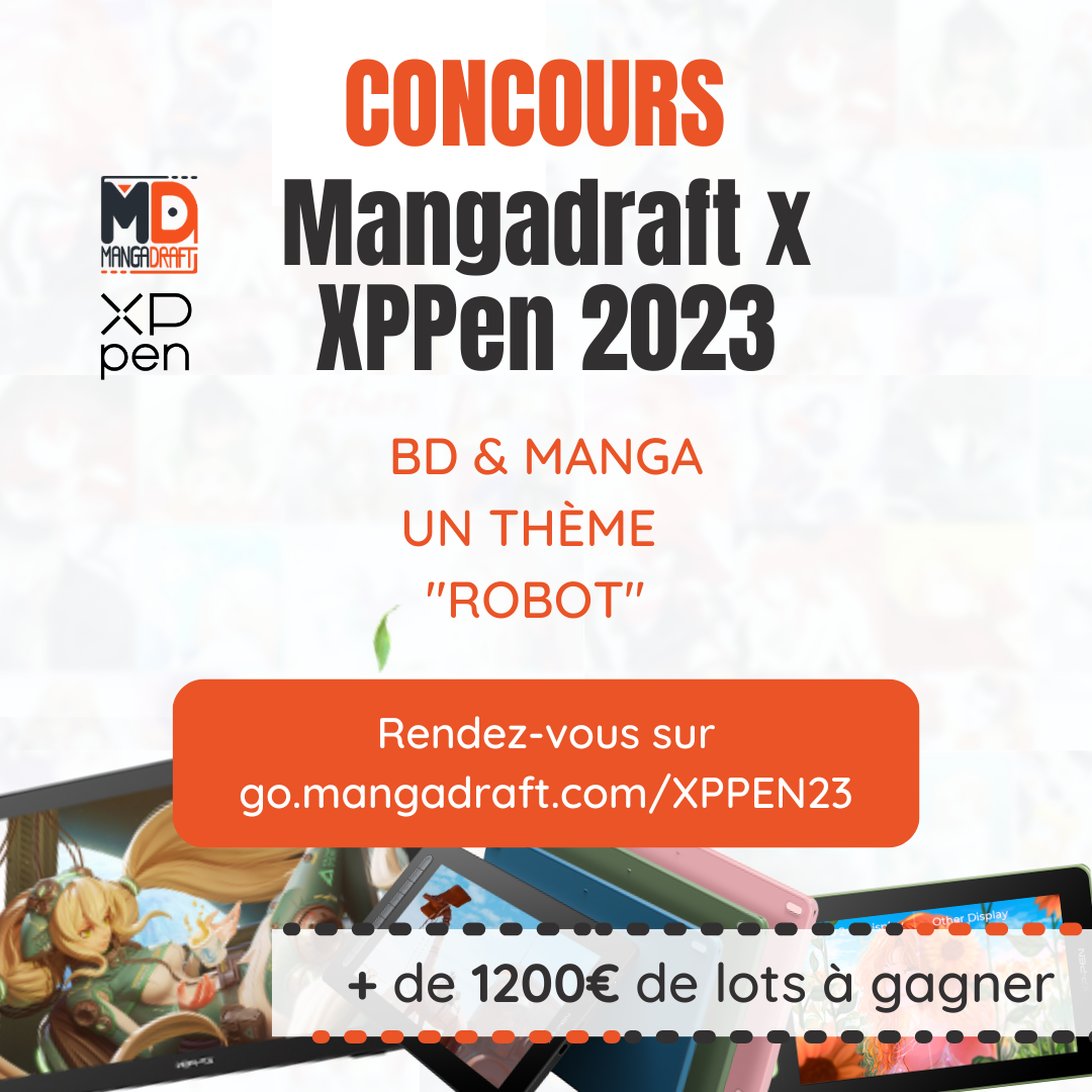Concours Mangadraft x XPPen 2023